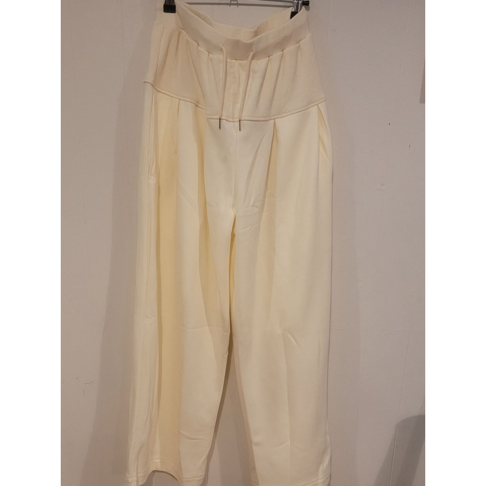 HOUZONIY Cream Pants Women's Size Large